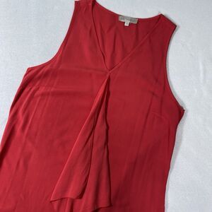 Anatomie Fuschia Womens Size Medium Viscose Tank Maxi Dress Open Bottom Slit
